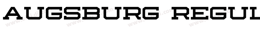 Augsburg Regular字体转换 Augsburg Regular字体转换